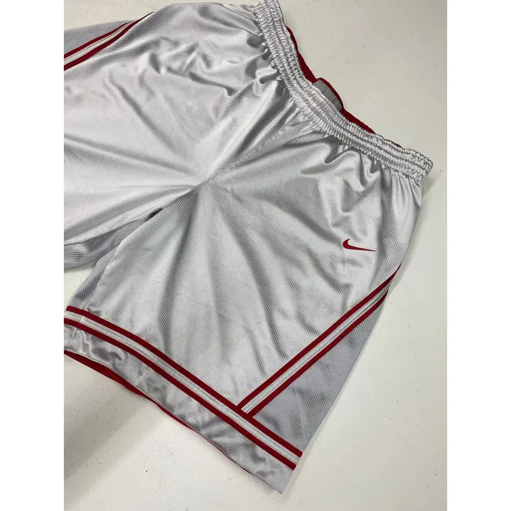 VTG Y2K Nike Silver Tag reversible silky baggy wide leg basketball shorts, XXL